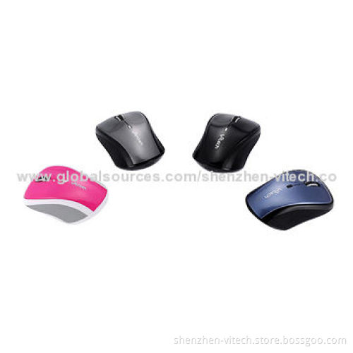 2014 Hot-sell 2.4G Wireless Mouse with 800-1,600dpi Resolution